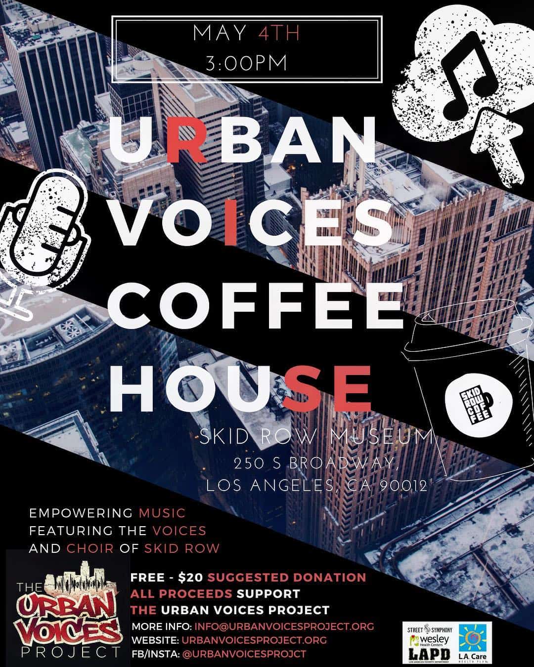 Urban Voices Coffeehouse 2019  5/4